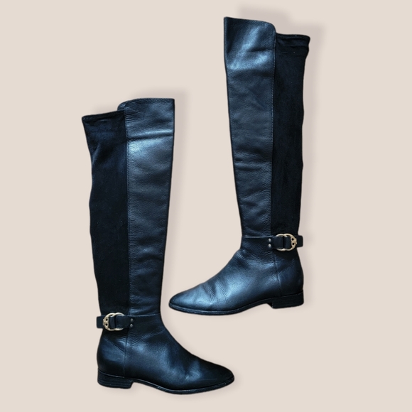 Tory Burch Shoes - Tory Burch Marsden Over the Knee Stretch Boots